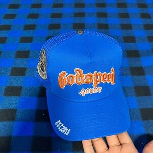 Blue Godspeed Trucker Hat